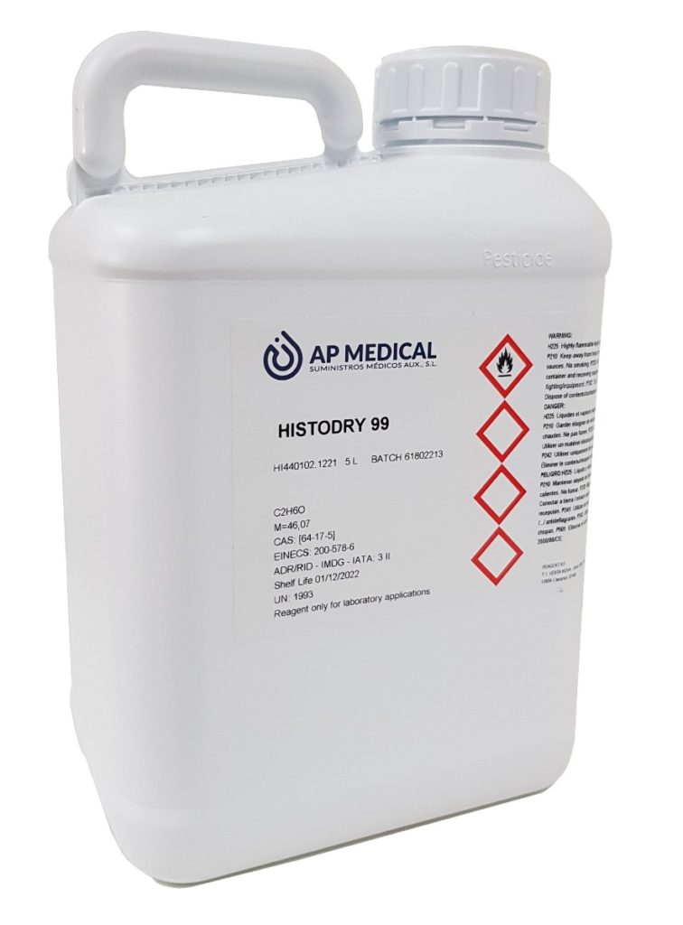 HISTODRY 99 5L Boca Ancha AP MEDICAL SUMINISTROS MÉDICOS AUXILIARES