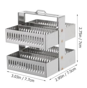 Cestillo Para 30 Portaobjetos En Acero Inoxidable AP MEDICAL